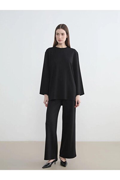 LC Waikiki Elastic Waist Wide Leg Women's Sweatpants (S6)