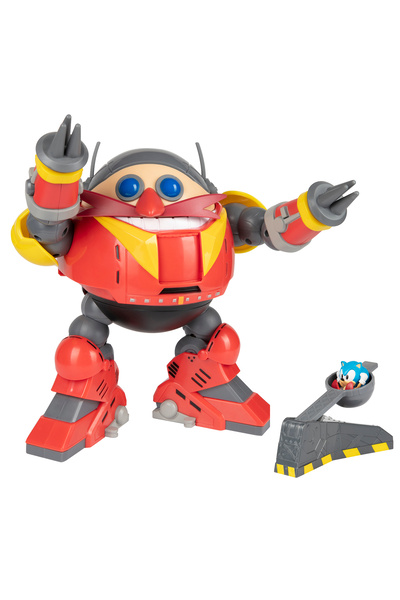 Jakks Pacific Sonic The Hedgehog: Гигантски комплект за битка с роботи Eggman