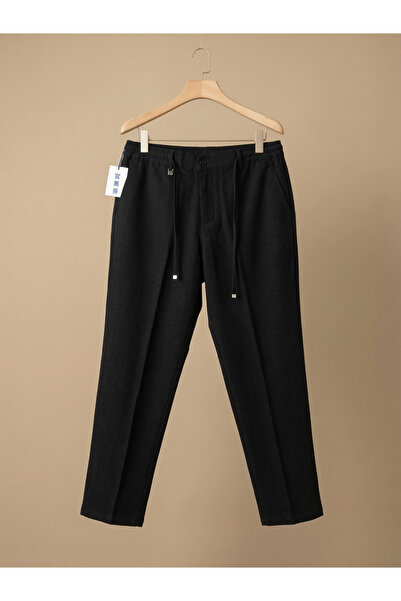 kastrioti Regular Fit Jogger Pants Linen Trousers