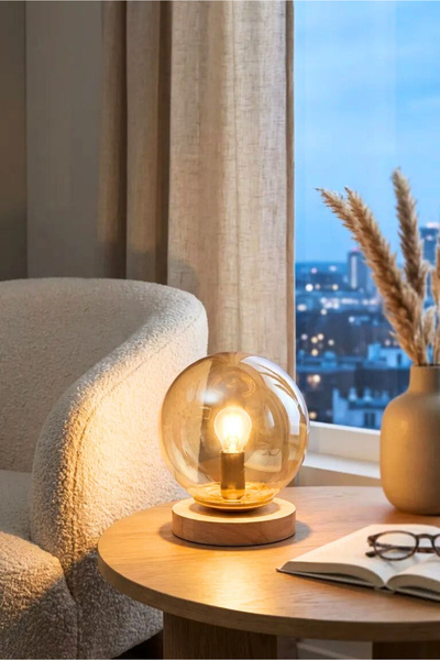 HOMİNG Hudson Bal Cam Abajur 242647