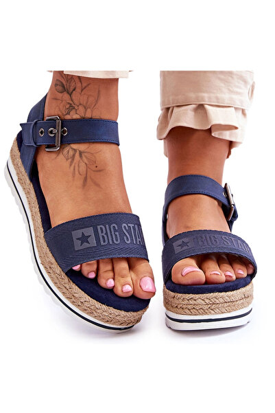 Big Star Shoes Sandale confortabile cu platformă Big Star pentru femei LL2748...