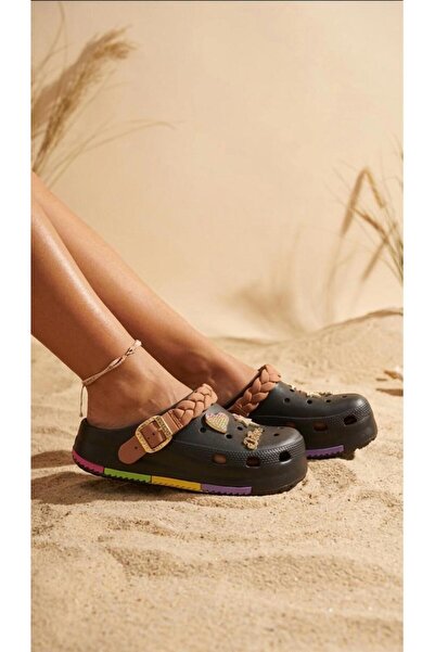 Altın Pabuç Kadın Bahçe, Havuz, Plaj, Hastane Terliği - Yazlık Rahat Kaymaz T...