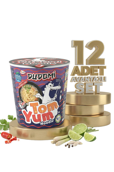 DUDOMİ Bardak Tom Yum 12x60 Gr