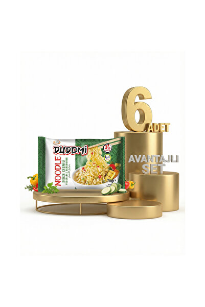 DUDOMİ Sebze Çeşnili Noodle 6x70 Gr