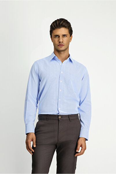 Kiğılı Long Sleeve Classic Patterned Pocketed Cotton Lu Kolay Ü Tulle Enebili...