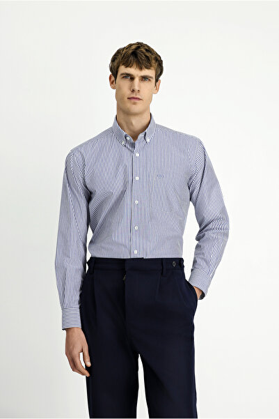 Kiğılı Cămașă cu mânecă lungă, croială normală, cu guler cu cu dungi nasturi,...