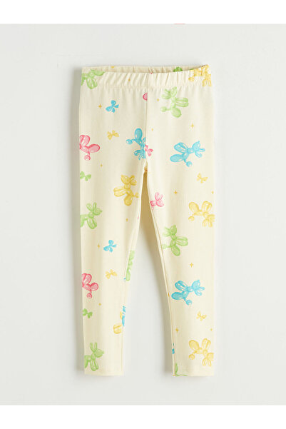 LC Waikiki Özmarka Νέα Σεζόν Κοριτσίστικο Μακρύ Καλσόν με τύπωμα