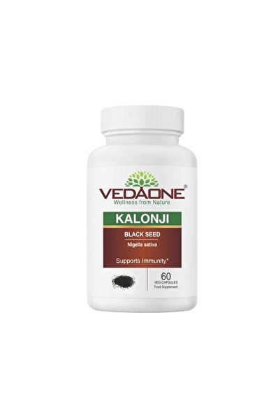 VedaOne All-Natural Kalonji (Black Seed) Veg Capsules | 450mg each | 60 Capsules