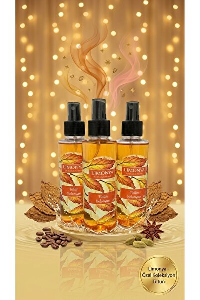 3'lü Avantaj Paketi Tütün Kolonyası - 150ml x3 Sprey Başlıklı Klasik Seri