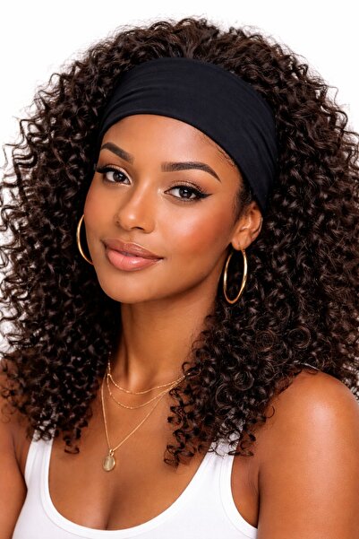 Jack Ferrero Pack of Cotton Black Stretchy Soft Hair Bands Bandana Yoga Pilat...