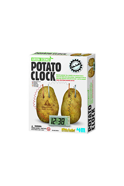 4m Kidz Labs 4M Science Potato Powered Clock Kit – STEM Science Experiment – ...