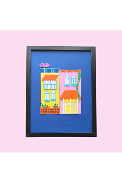 Sahil Kasabası Evleri – Kendin Yap Kit +Hediye Poster