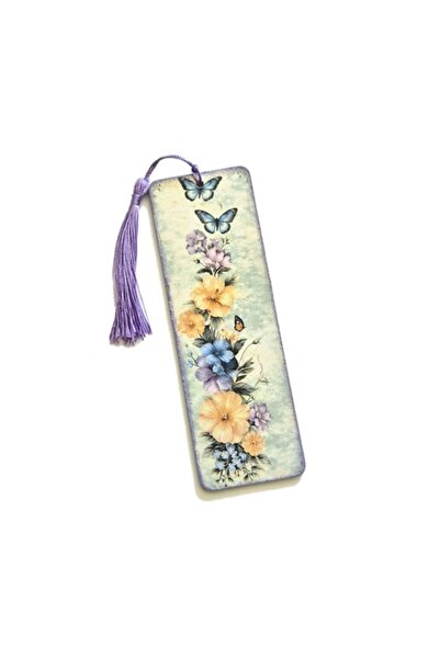 CrisArtDeco Wooden Bookmark Flowers - 103011