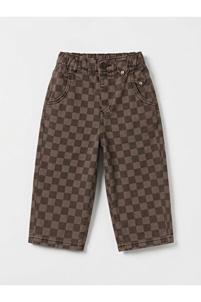 La'ciel prss UNİSEX KARELİ ÇOCUK PANTOLON