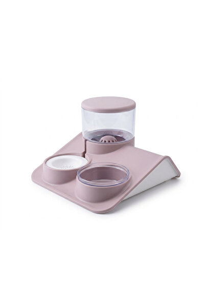 DIIL 2-in-1 Automatic Pet Food and Water Dispenser Station for Cats & Puppies