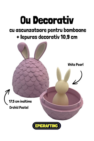 Epic Crafting Decorative egg with candy hiding place, 17.5 cm high