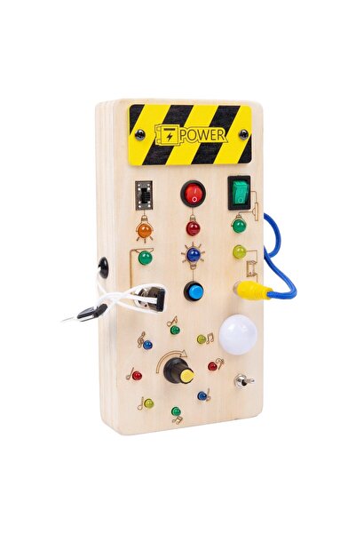 Flippy Montessori Educational Toy for Children, Flippy, Busy Board, LED Light...