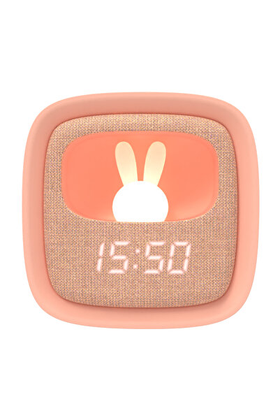 Mob Billy rose clock & light – alarm & night light, bedside or kids' room, ea...