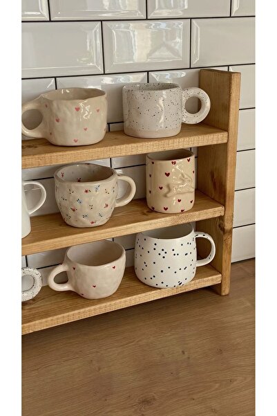 MİPOY Doğal Çam Ahşap Baharatlık Rafı – Mutfak Tezgahı Düzenleyici Dekoratif ...