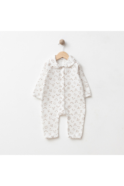 tinibud Premium 100% Cotton Muslin Unisex Baby Romper 3-6-9-12 Months – Breat...