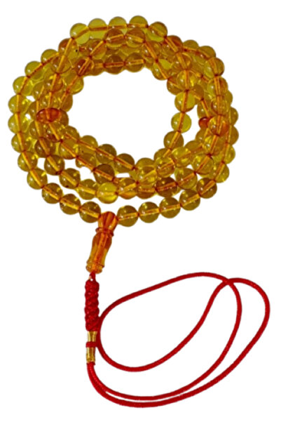 Generic Amber Russian Yellow rosary 20g
