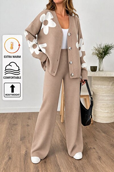 EFENDİX SET DE TRICOTAJ PAPATYALI