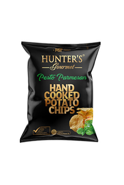 Hunter's Gourmet رقائق بطاطس هانترز بنكهة بيستو بارميزان 125 غرام