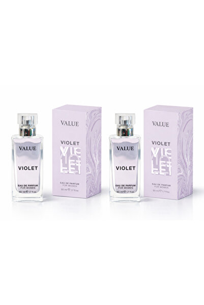 VALUE 💜 VIOLET EAU DE PARFUM KADIN PARFÜMÜ 50 ML – İKİLİ PAKET
