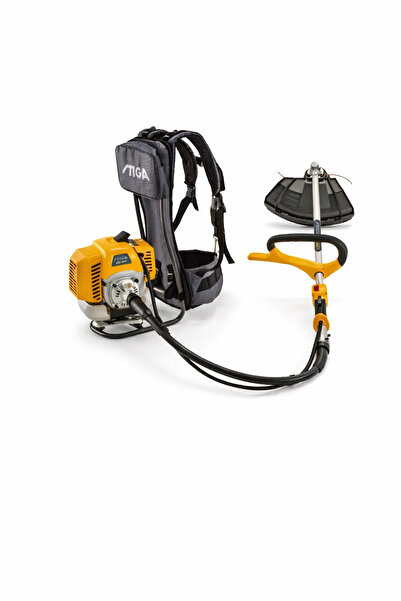 STIGA SBC 253 F Benzinli Sırt Tipi Tırpan 51.7 cc 2.1 HP Profesyonel Ot Çim B...
