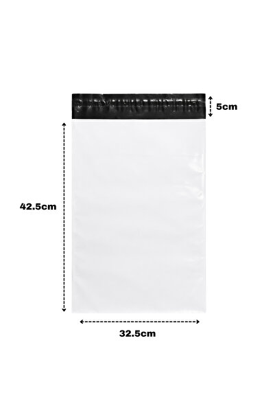 AGOPACK Set 100 buc – Pungi de curierat, PC04, 325×425 + 50 mm, 50 microni, a...