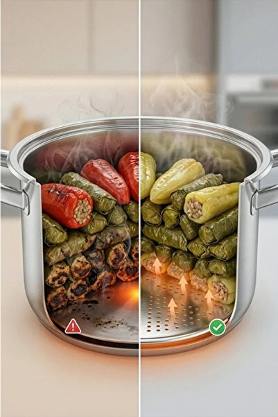 Kitchen Beauty 2'li Pratik Paslanmaz Dolma Sarma Pişirme Aparatı | Sarma Pişirme Aparatı