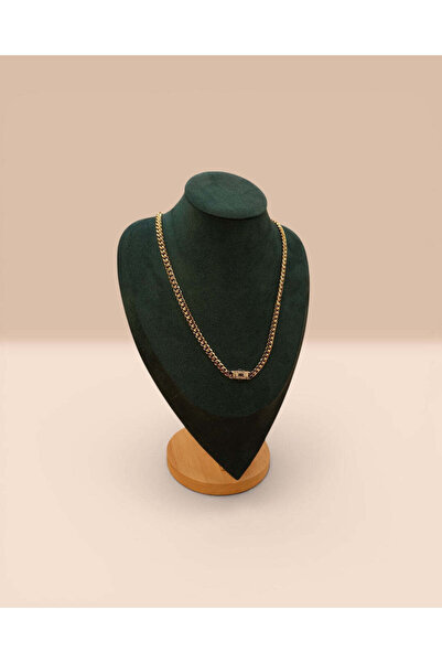 LYNORO Cuban Havana Necklace for Women/Men 18k Gold Plated 6mm