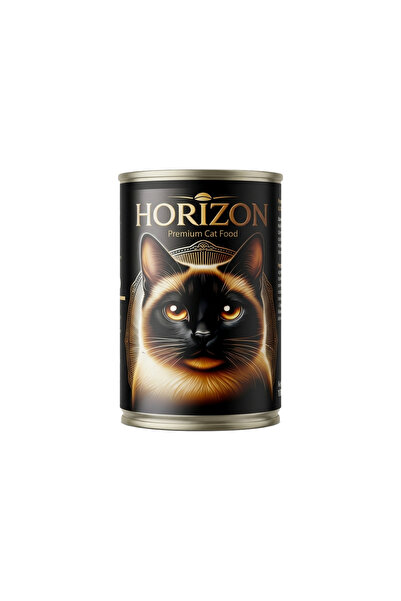 Horizon طعام القطط الرطب من آسيا جورميه - باتيه الكبد الغني في المرق (400 غرام)