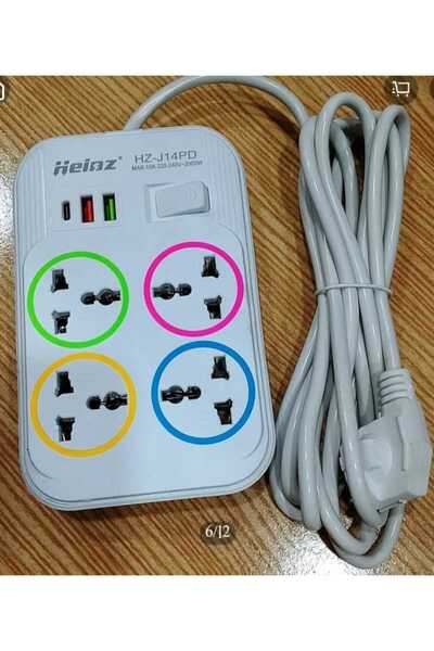 Generic Universal Multi-Purpose Charging Hub – 4-Socket Extension Board