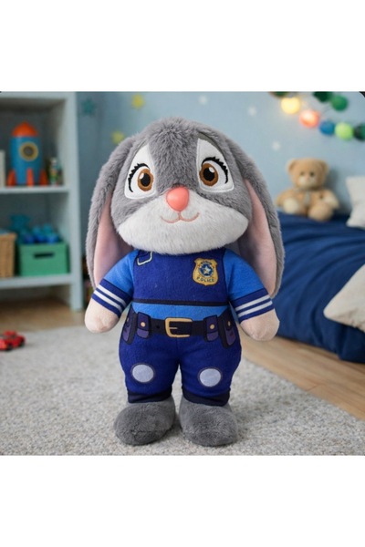 OEM Плюш играчка Полицейско зайче – мека, пухкава и перфектна за деца