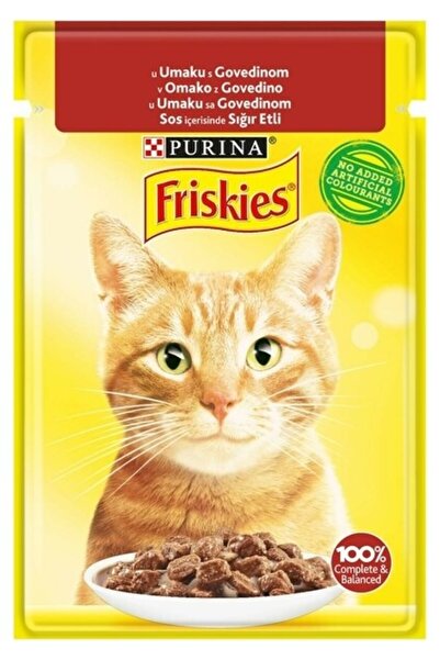 Friskies 85 G Sığır Etli Kedi Yaş Maması