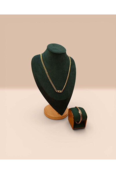 LYNORO Cuban Havana Set for Women/Men 18k Gold Plated 6mm