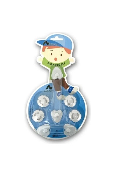 CT STONES 6 Piece Child Safety Set - 2 Size Drawers, Cabinet Lock and 4 Safet...