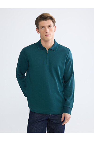 LC Waikiki Özmarka New Season Polo Neck Men's Sweatshirt