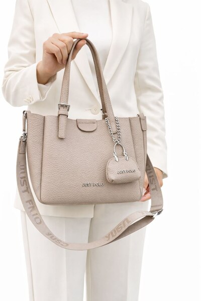 ÇANTAM GELSİN JUST POLO γυναικείο μαλακό Δερμάτινο με 3 θήκες για τα χέρια κα...