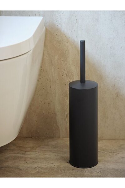 RootRise فرشاة المرحاض BALSBY مطلية بالفولاذ من نوع ant. رمادي