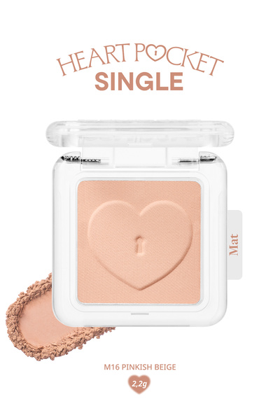 PERIPERA Kişiselleştirilebilir Mat Tekli Far Heart Pocket Single (M16 Pinkish...