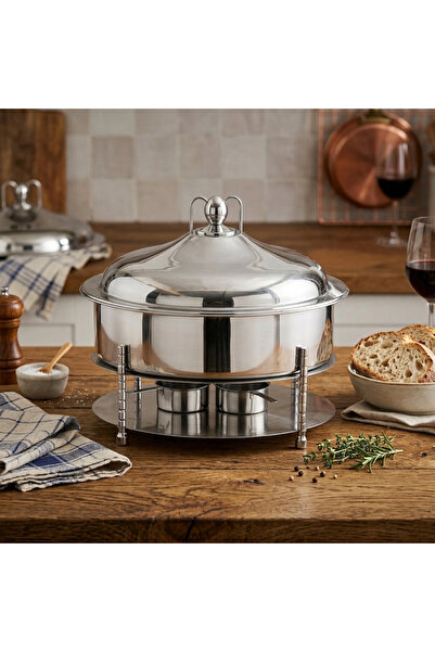 Maxima High-quality, rust-resistant, 8-liter Indian-made oval buffet heater