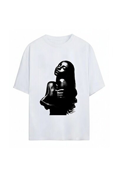 SVART WEAR Tricou simplu unisex oversize, 100% bumbac