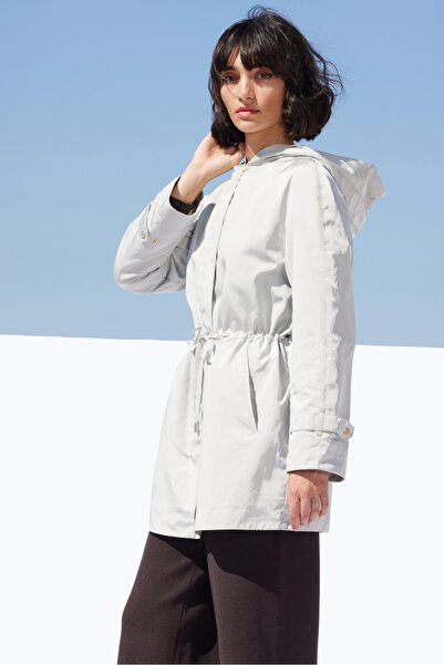 Madzerini Women's trench coat PORTA, pigeon