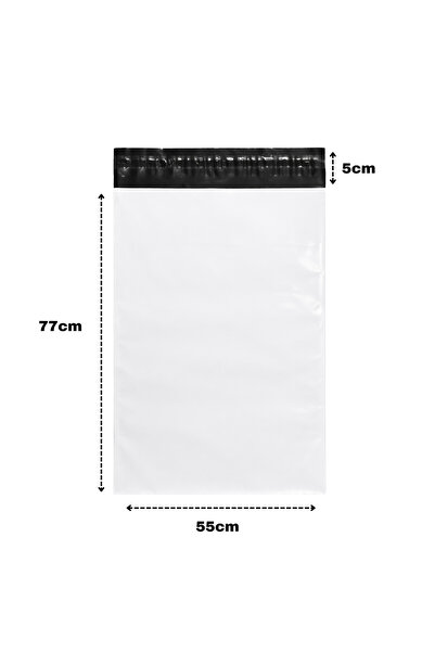 AGOPACK Set 100 buc – Pungi de curierat, PC10, 550×770 + 50 mm, 60 microni, a...