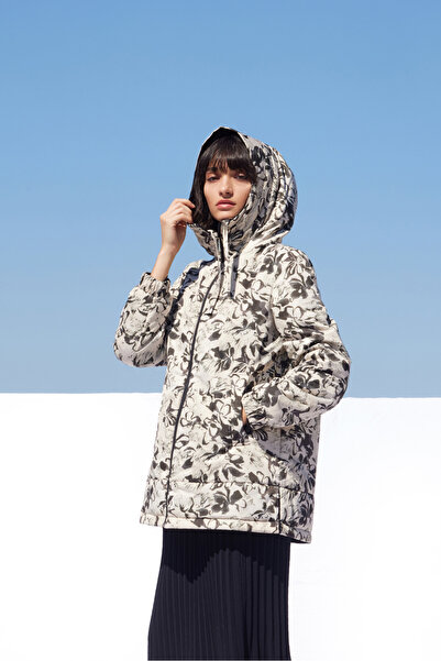 Madzerini Women's reversible jacket ODILA, black / reverse print