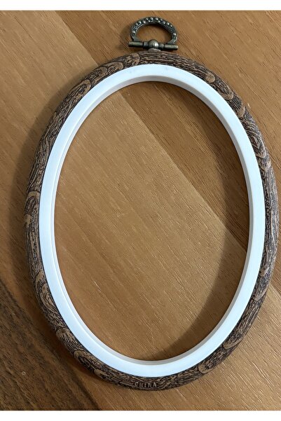 ÇeşitPınarı Nurge Oval Çerçeve Kasnak 10x14 cm