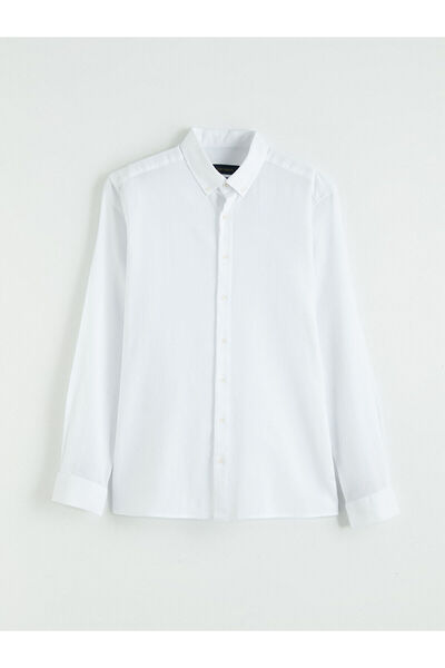 LC Waikiki Regular Fit Textured Men's Shirt