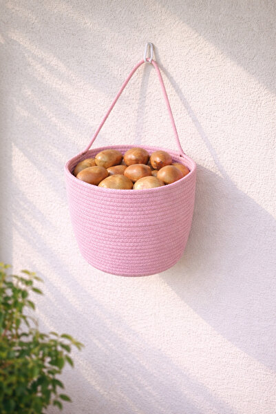 ÖRGÜM Basket for Potatoes and Onions Multi-Purpose Kitchen Organizer 20X18 cm...